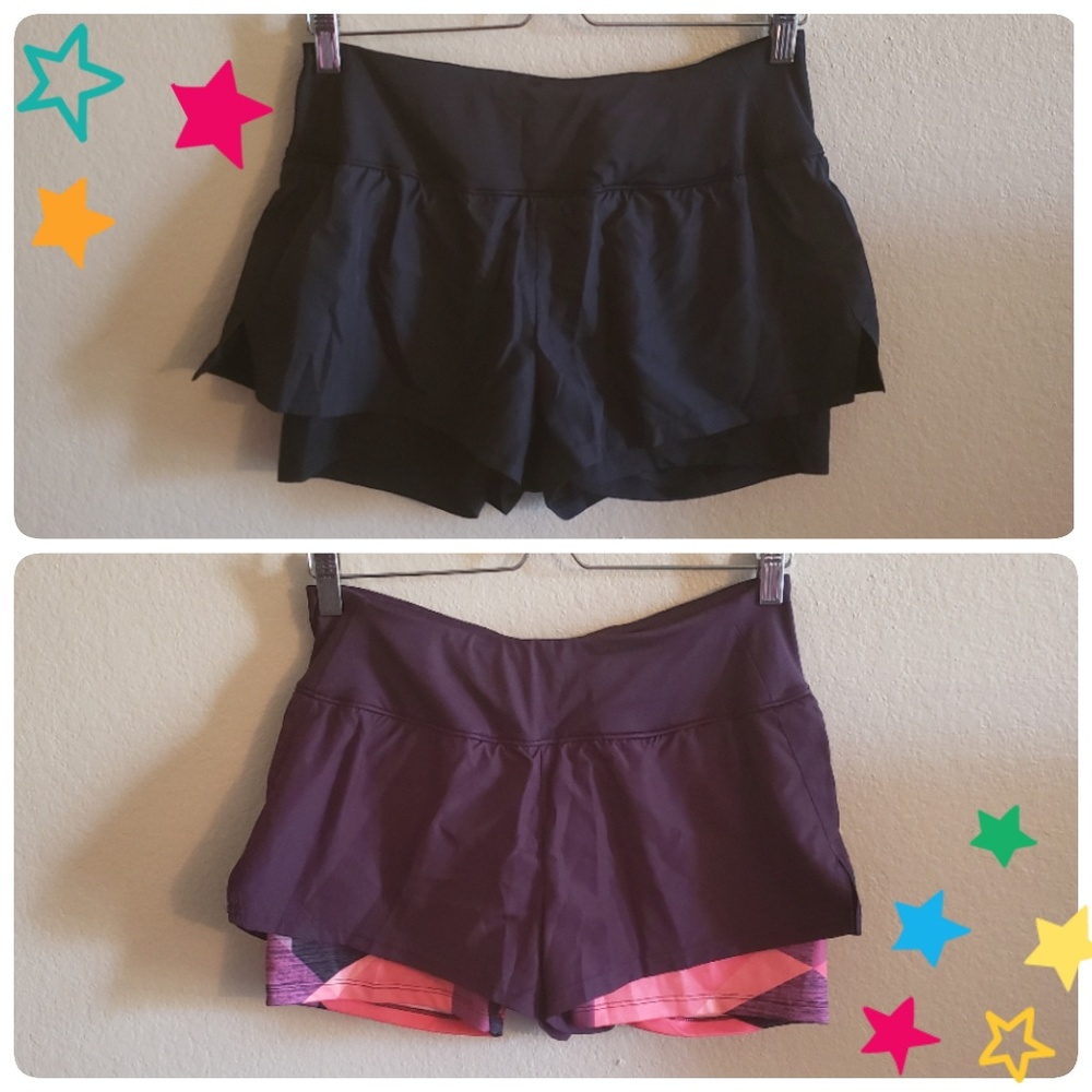 Two C9 by Champion shorts with spandex